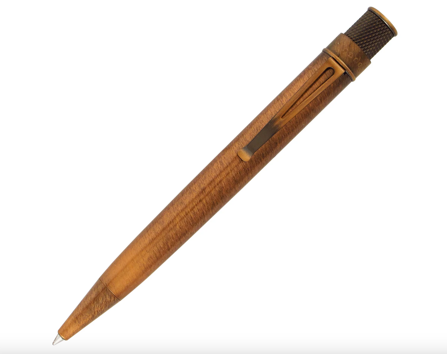 Retro 1951 - Tornado Vintange Metalsmith Lincoln Antique Copper Rollerball Pen - The Ink Shoppe Philippines