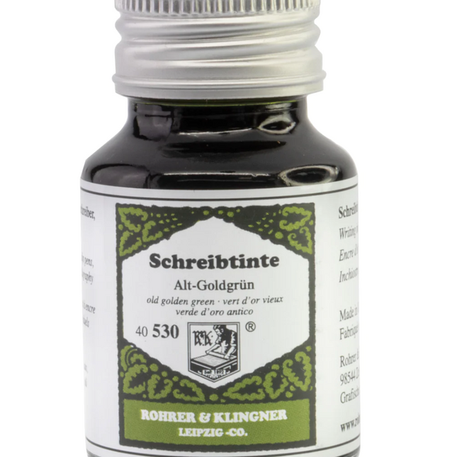 Rohrer & Klingner Fountain Pen Ink - Alt Goldgrun - The Ink Shoppe Philippines