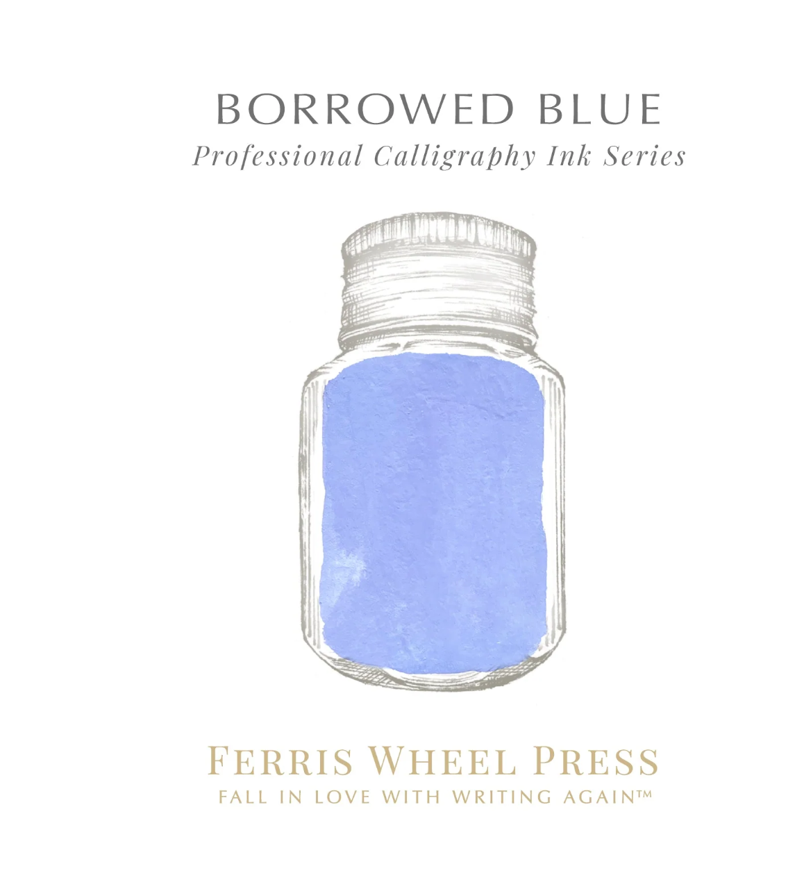 Ferris Wheel Press Calligraphy Ink - Borrowed Blue - The Ink Shoppe Philippines