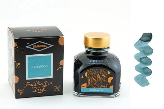 Diamine Fountain Pen Ink - Celadon Cat - The Ink Shoppe Philippines