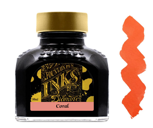 Diamine Fountain Pen Ink - Coral - The Ink Shoppe Philippines