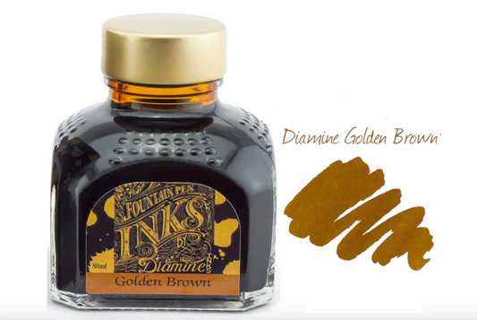 Diamine Fountain Pen Ink - Golden Brown - The Ink Shoppe Philippines