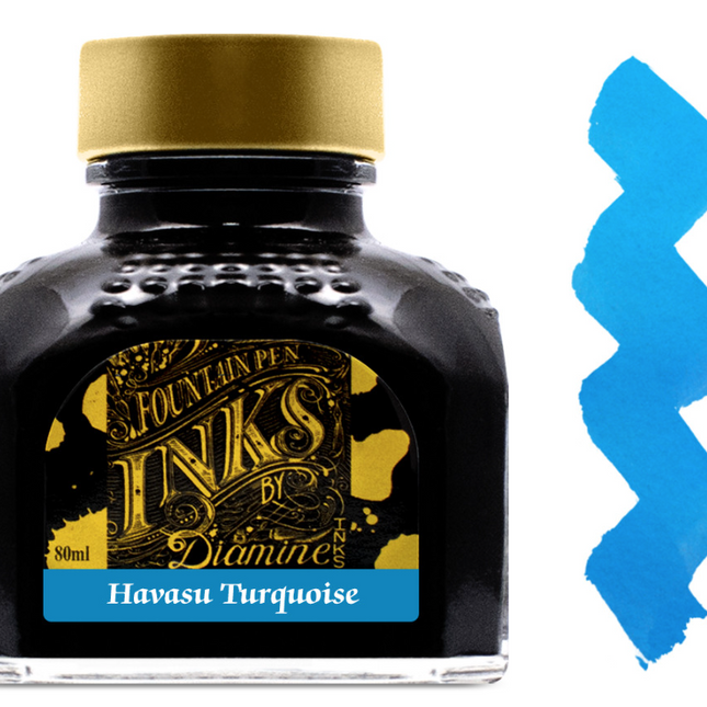 Diamine Fountain Pen Ink - Havasu Turquoise - The Ink Shoppe Philippines