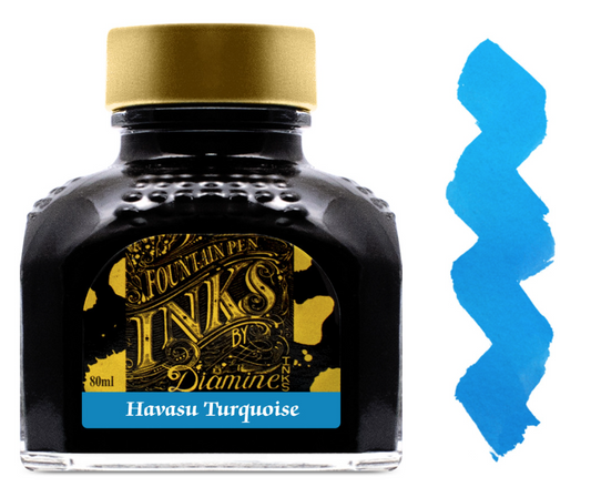 Diamine Fountain Pen Ink - Havasu Turquoise - The Ink Shoppe Philippines