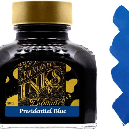 Diamine Fountain Pen Ink - Presidential Blue - The Ink Shoppe Philippines