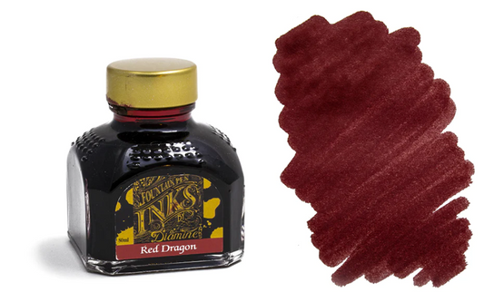 Diamine Fountain Pen Ink - Red Dragon - The Ink Shoppe Philippines