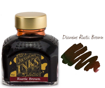 Diamine Fountain Pen Ink - Rustic Brown - The Ink Shoppe Philippines