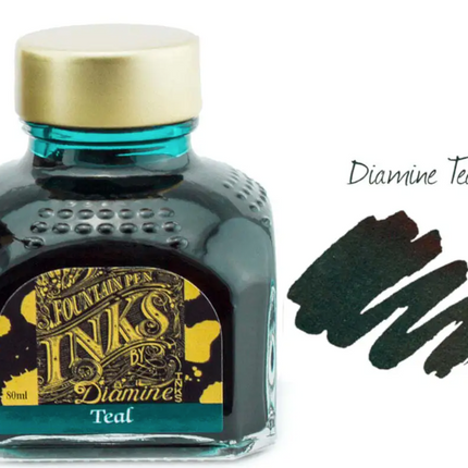 Diamine Fountain Pen Ink - Teal - The Ink Shoppe Philippines
