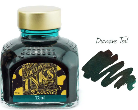 Diamine Fountain Pen Ink - Teal - The Ink Shoppe Philippines