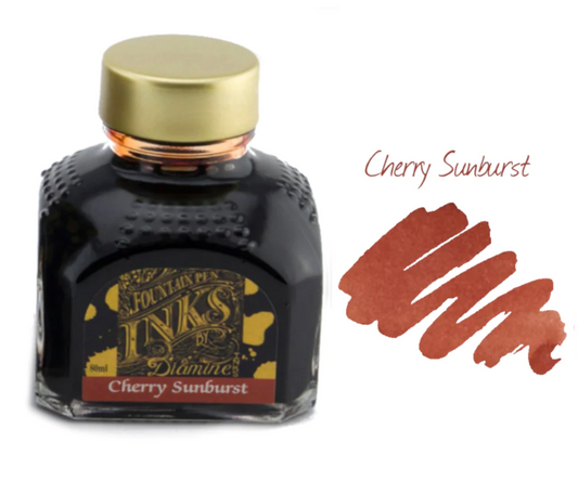 Diamine x Gibson Guitars Fountain Pen Ink - Cherry Sunburst - The Ink Shoppe Philippines