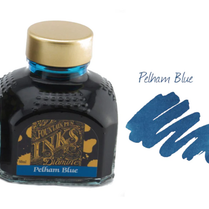 Diamine x Gibson Guitars Fountain Pen Ink - Pelham Blue - The Ink Shoppe Philippines