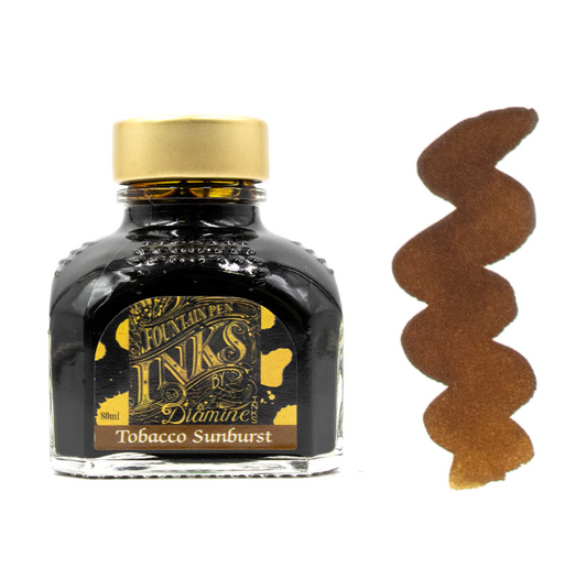 Diamine x Gibson Guitars Fountain Pen Ink - Tobacco Sunburst - The Ink Shoppe Philippines