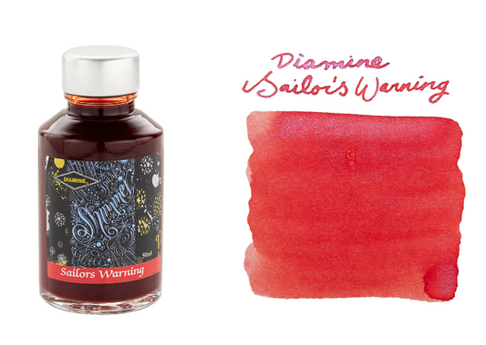 Diamine Shimmer-tastic Fountain Pen Ink - Sailor's Warning - The Ink Shoppe Philippines