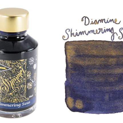 Diamine Shimmer-tastic Fountain Pen Ink - Shimmering Seas - The Ink Shoppe Philippines