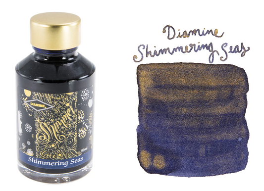 Diamine Shimmer-tastic Fountain Pen Ink - Shimmering Seas - The Ink Shoppe Philippines