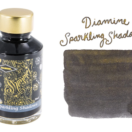 Diamine Shimmer-tastic Fountain Pen Ink - Sparkling Shadows - The Ink Shoppe Philippines