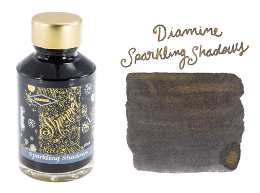 Diamine Shimmer-tastic Fountain Pen Ink - Sparkling Shadows - The Ink Shoppe Philippines