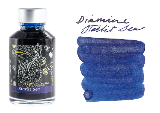 Diamine Shimmer-tastic Fountain Pen Ink - Starlit Sea - The Ink Shoppe Philippines