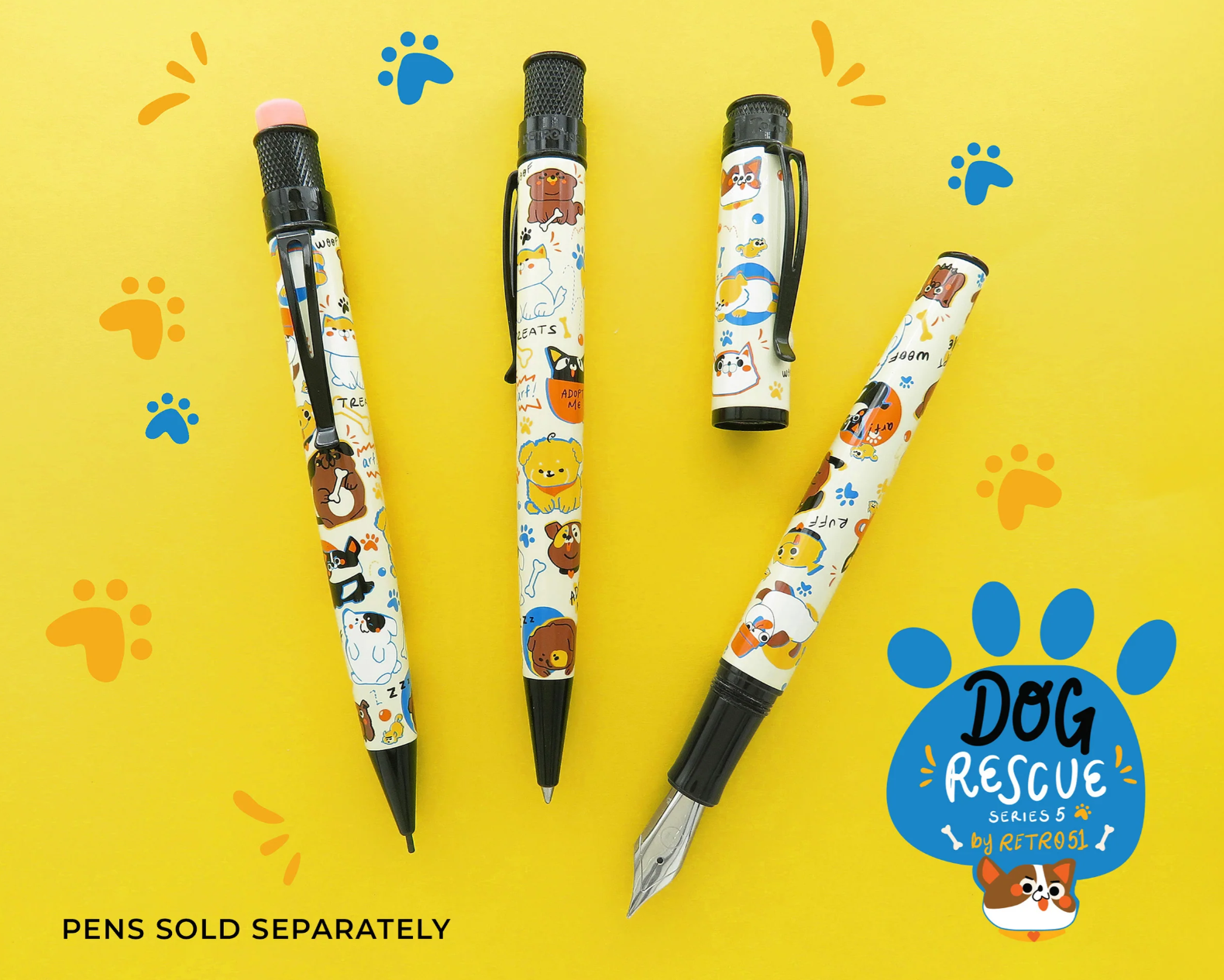 Retro 1951 - Tornado Dog Rescue Series 5 Ballpoint Pen - The Ink Shoppe Philippines