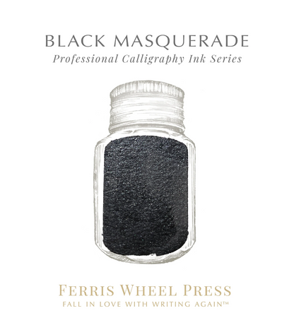 Ferris Wheel Press Calligraphy Ink - Black Masquerade - The Ink Shoppe Philippines