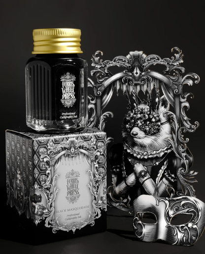 Ferris Wheel Press Calligraphy Ink - Black Masquerade - The Ink Shoppe Philippines