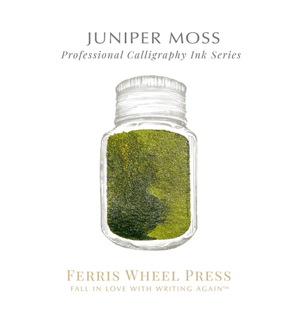 Ferris Wheel Press Calligraphy Ink - Juniper Moss - The Ink Shoppe Philippines