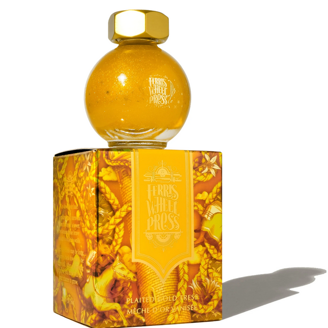 Ferris Wheel Press FerriTales Fountain Pen Ink - Plaited Gold Tress - The Ink Shoppe Philippines