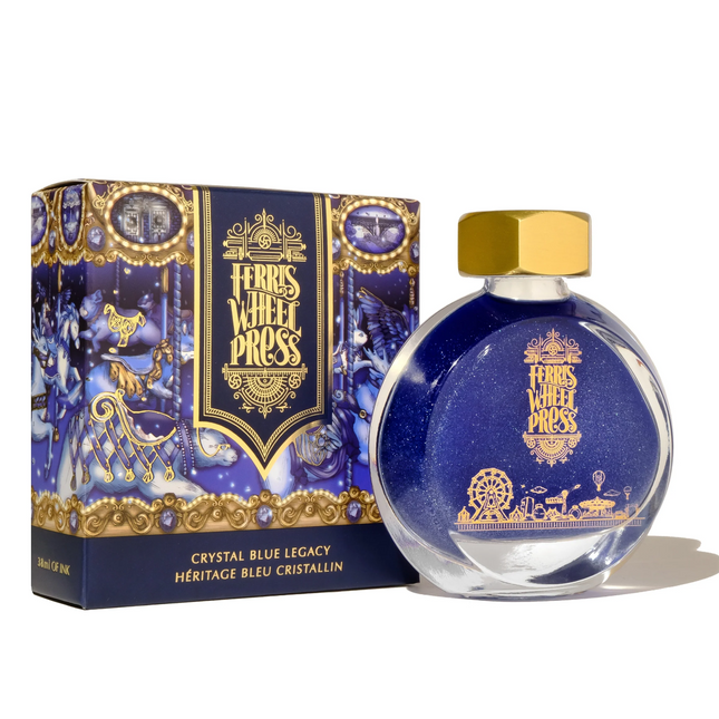 Ferris Wheel Press Fountain Pen Ink - Crystal Blue Legacy - The Ink Shoppe Philippines
