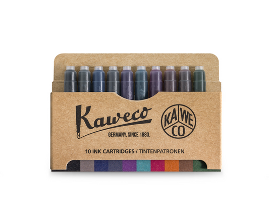 Kaweco 10-Pack Fountain Pen Ink Cartridge Assorted Colour Mix - The Ink Shoppe Philippines