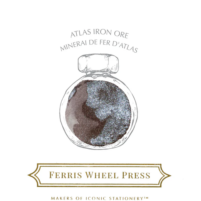 Ferris Wheel Press x Atlas Stationers Fountain Pen Ink - Atlas Iron Ore