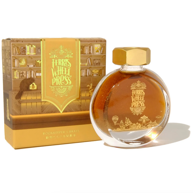 Ferris Wheel Press x Ginza Tsutaya Books Fountain Pen Ink - Bookkeeper's Brass