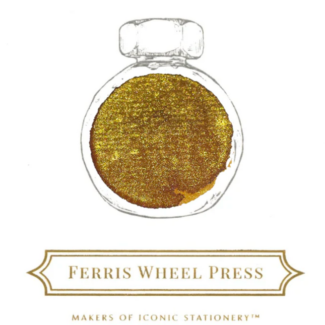 Ferris Wheel Press x Ginza Tsutaya Books Fountain Pen Ink - Bookkeeper's Brass