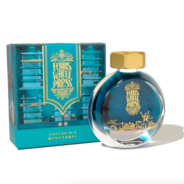 Ferris Wheel Press x Ginza Tsutaya Book Fountain Pen Ink - Tokyo Bay Blue