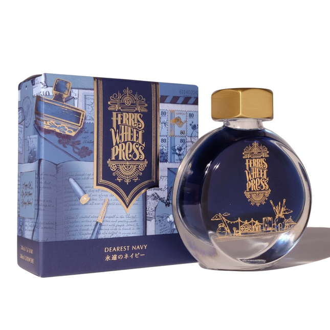 Ferris Wheel Press x Paper Tree Fountain Pen Ink - Dearest Navy