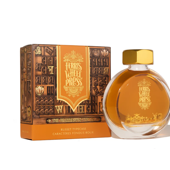 Ferris Wheel Press Fountain Pen Ink - Russet Typecase