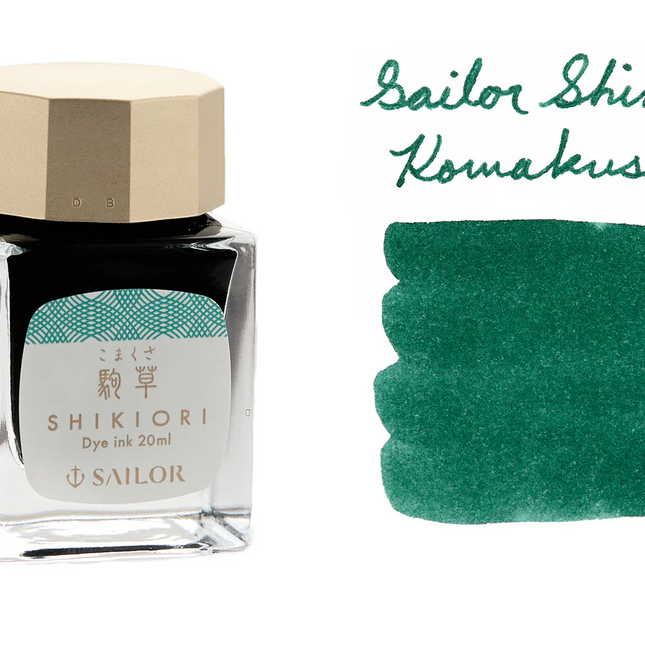 Sailor Shikiori Landscape Fountain Pen Ink - Komakusa