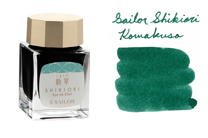 Sailor Shikiori Landscape Fountain Pen Ink - Komakusa