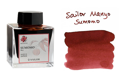 Sailor Manyo Fountain Pen Ink - Sumomo