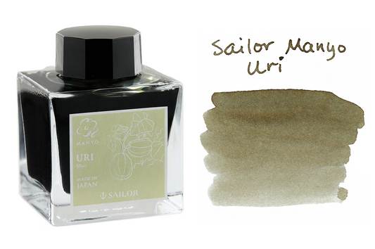 Sailor Manyo Fountain Pen Ink - Uri (Melon-Cucumber)