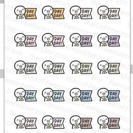 The Coffee Monsterz Co. Emoti Stickers