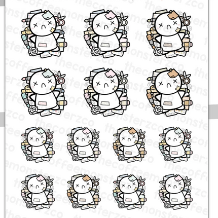The Coffee Monsterz Co. Sticker Sheet
