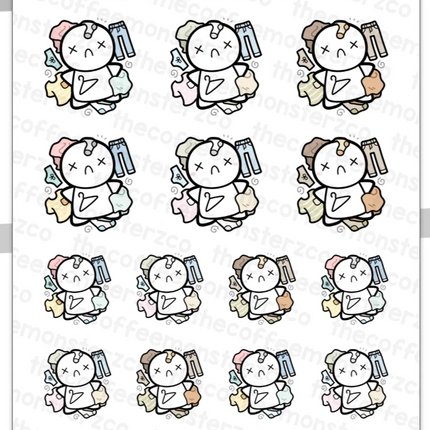 The Coffee Monsterz Co. Sticker Sheet