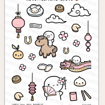 The Coffee Monsterz Co. Sticker Sheet