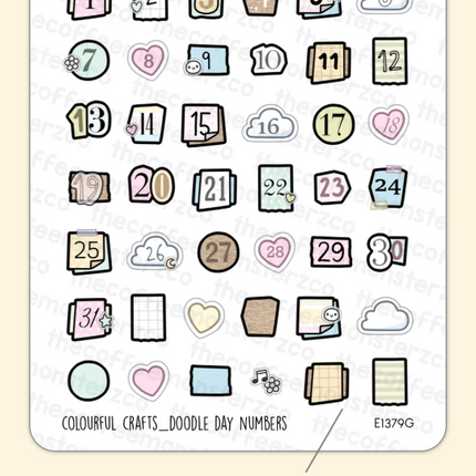 The Coffee Monsterz Co. Sticker Sheet