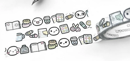 The Coffee Monsterz Co. Washi Tape FULL ROLL