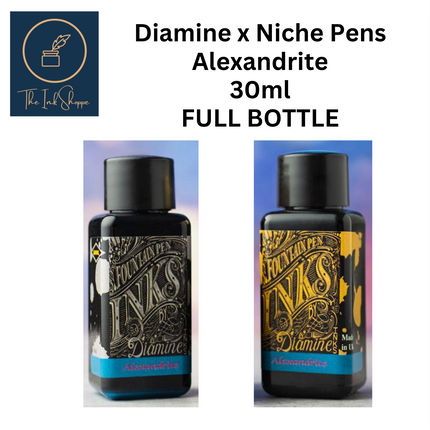 Diamine x Niche Pens Alexandrite FULL BOTTLE 30ml Fountain Pen Ink