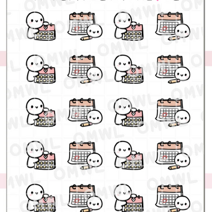 ONCE MORE WITH LOVE Sticker Sheet