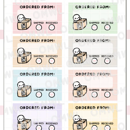 ONCE MORE WITH LOVE Sticker Sheet