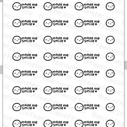 The Coffee Monsterz Co. Sticker Sheet