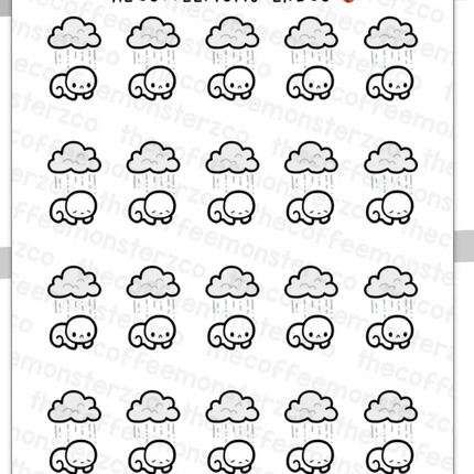 The Coffee Monsterz Co. Sticker Sheet